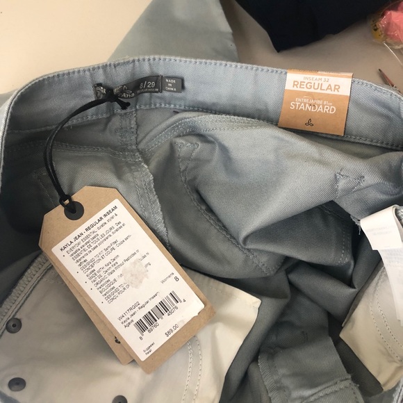 Prana NEW Kara Straight Leg Jeans Agave 8 - Picture 7 of 9